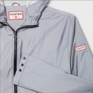 hunter reflective raincoat
